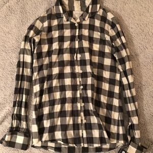 Black & White Plaid Flannel